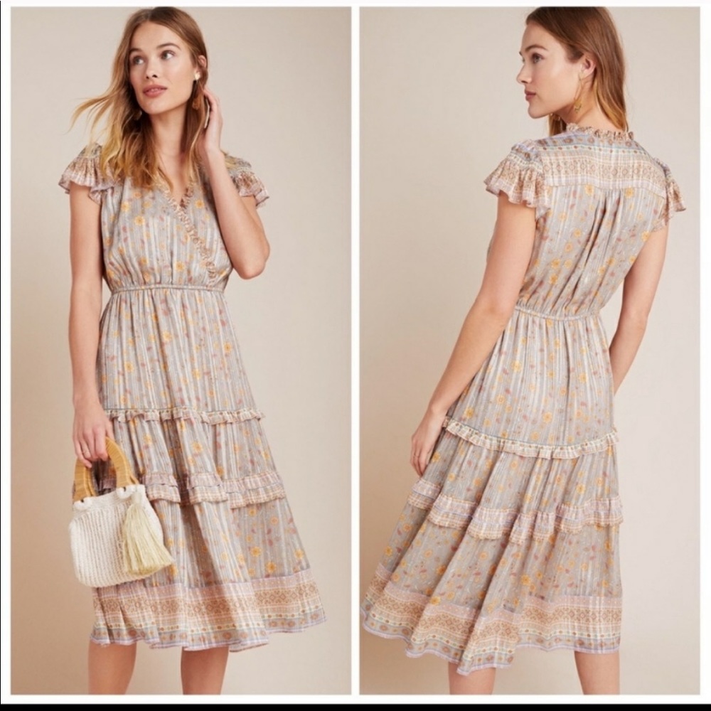 Anthropologie Floral Dress NWT